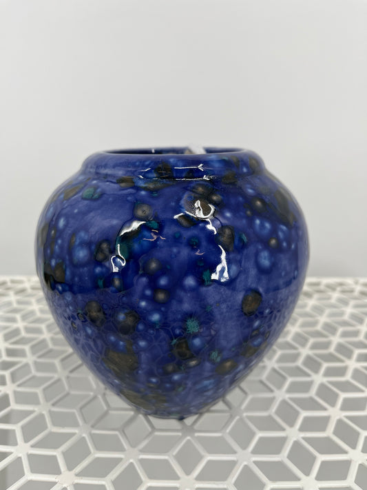Oval Vase in Blue